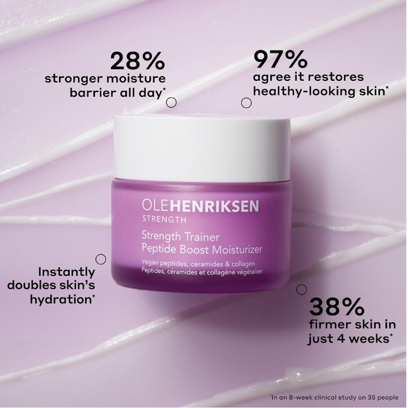 $6❤️🔥 OleHenriksen Strength Trainer Peptide Boost Moisturizer Niacinamide NEW - Picture 3 of 6